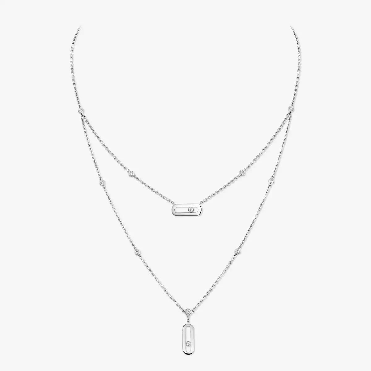 [Aura ]  Uno Diamant-Halskette