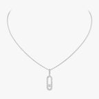 [Aura ] Move Uno Diamond Necklace in Rose Gold