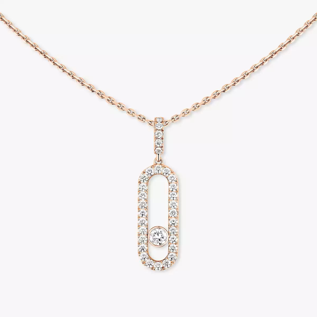 [Aura] Move Uno Diamantkette in Roségold
