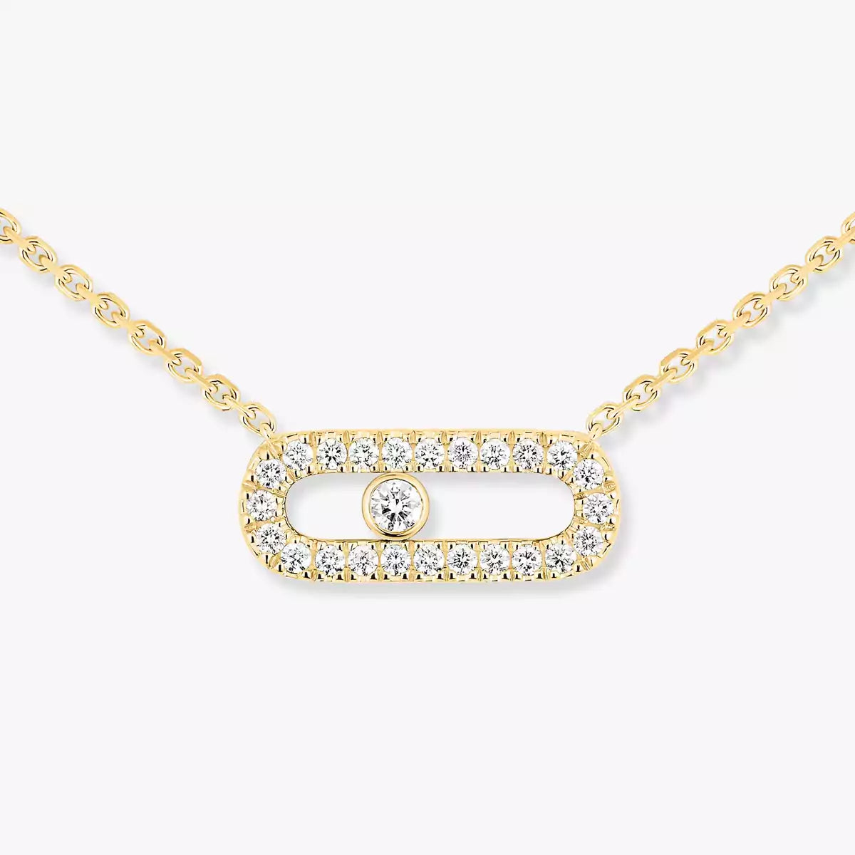 [Aura ] Diamond Necklace Move Uno