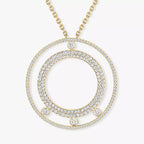 [Aura ] Move Romane Long Pave_-Set Diamond Necklace