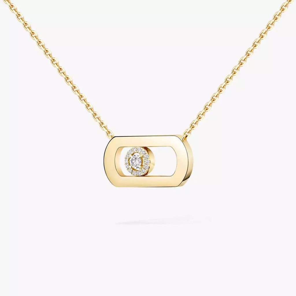 [Aura ] So Move Diamant-Halskette in Gold