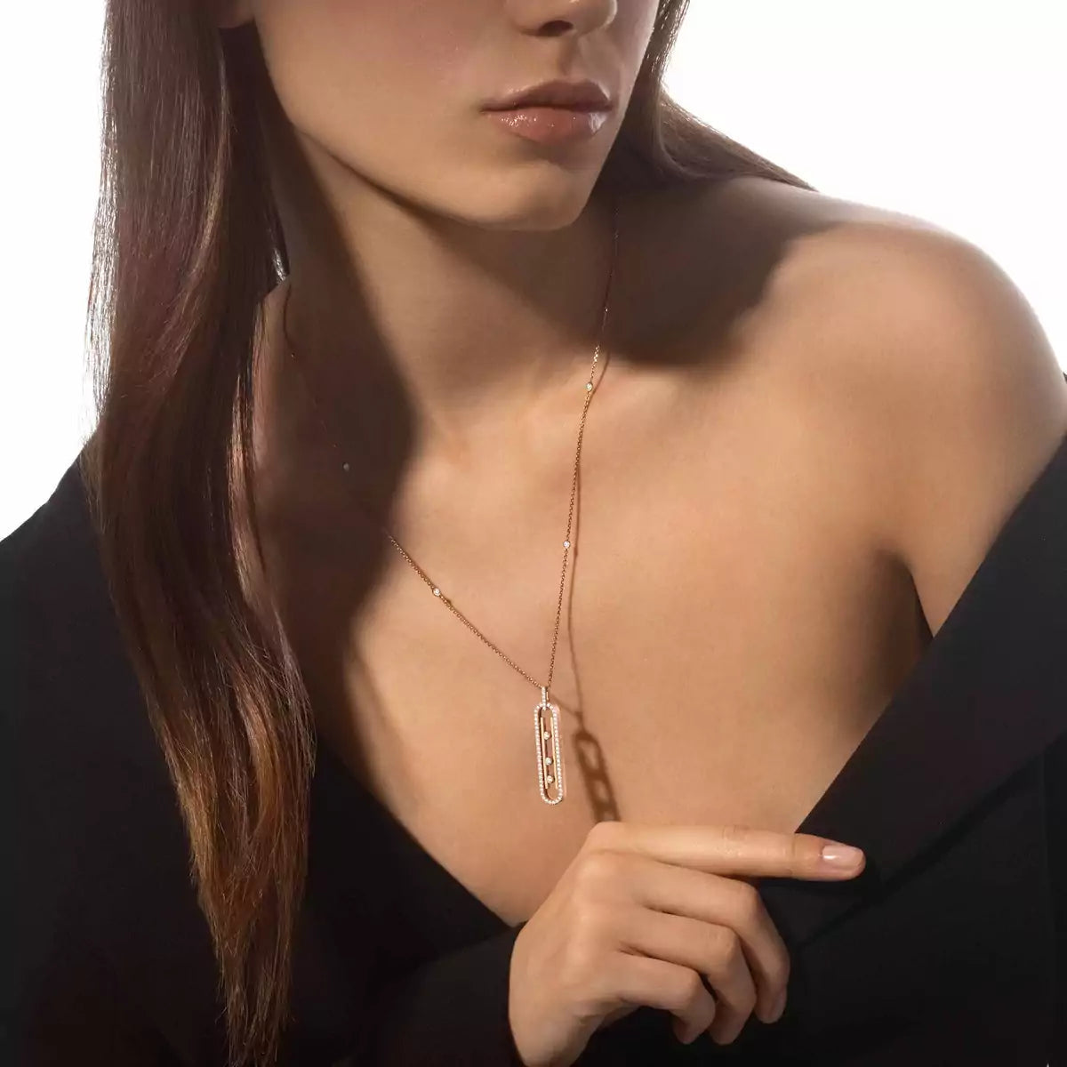 [Aura ] Diamant-Halskette Move 10.