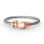Aura FORCE GROSSES HUFEISEN OHNE DIAMANT ARMBAND ROSÉGOLD
