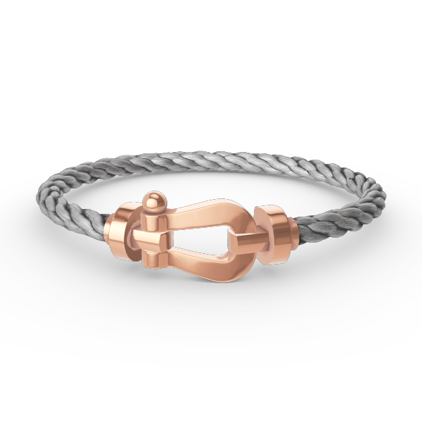 Aura FORCE LARGE HORSESHOE NO DIAMOND BRACELET ROSE GOLD