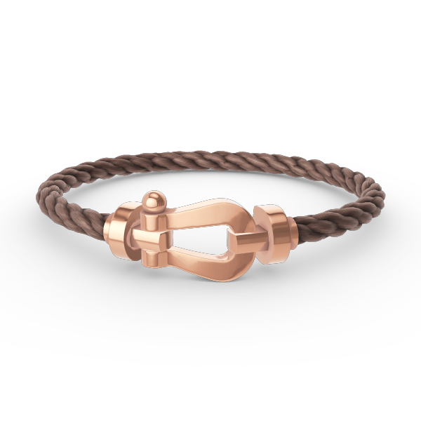 Aura FORCE LARGE HORSESHOE NO DIAMOND BRACELET ROSE GOLD