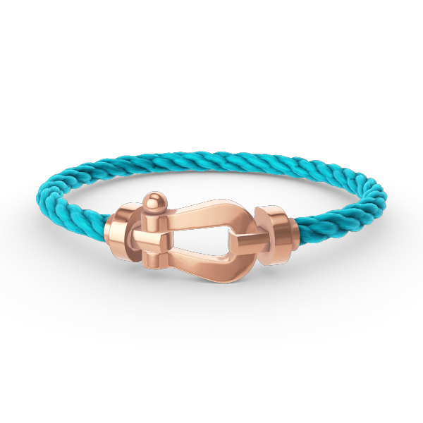 Aura FORCE LARGE HORSESHOE NO DIAMOND BRACELET ROSE GOLD