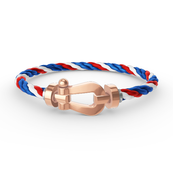 Aura FORCE LARGE HORSESHOE NO DIAMOND BRACELET ROSE GOLD