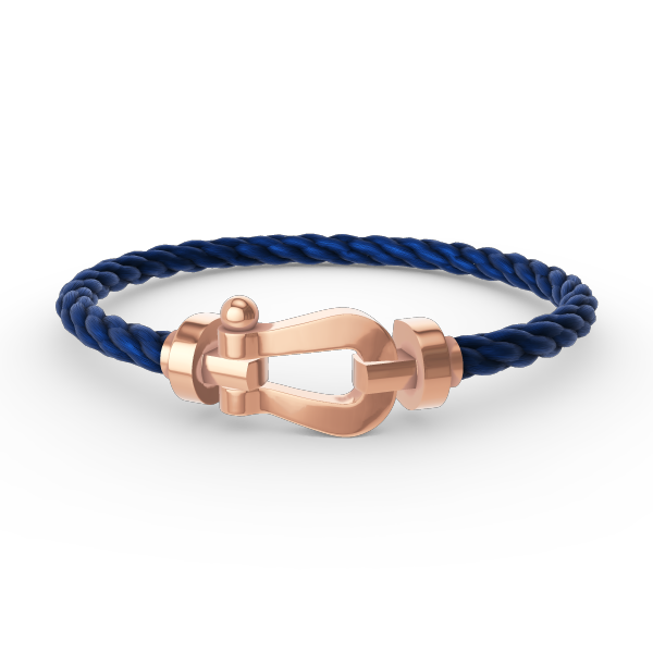 Aura FORCE LARGE HORSESHOE NO DIAMOND BRACELET ROSE GOLD