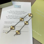 [Aura ]New  CLOVER 5 MOTIF LASER BRACELET COLLECTION