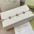 [Aura ]New  CLOVER 5 MOTIF LASER BRACELET COLLECTION