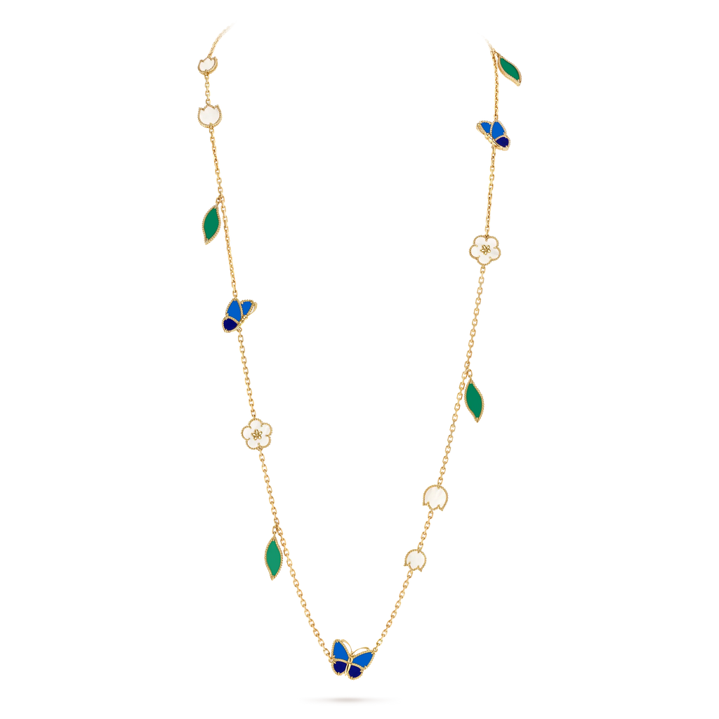 [Aura ] 26 NEW CLOVER 15 MOTIFS LUCKY NECKLACE