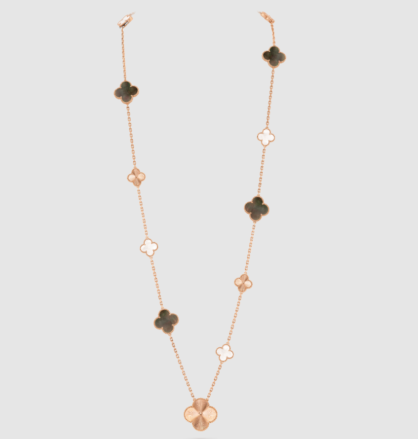 [Aura ] 25 NEW CLOVER 15 MOTIFS GRAY MOTHER-OF-PEARL
