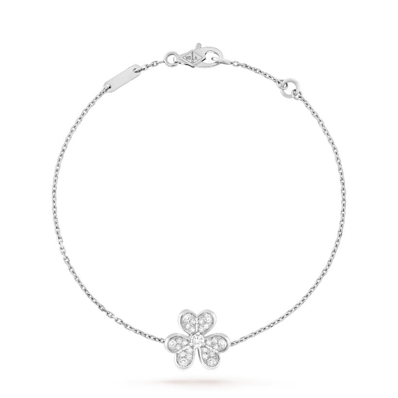 Aura FRIVOLE SILBER BLUME DIAMANT ARMREIF