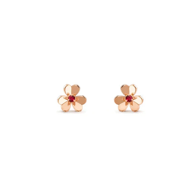 Aura FRIVOLE  FLOWER PINK EARRINGS