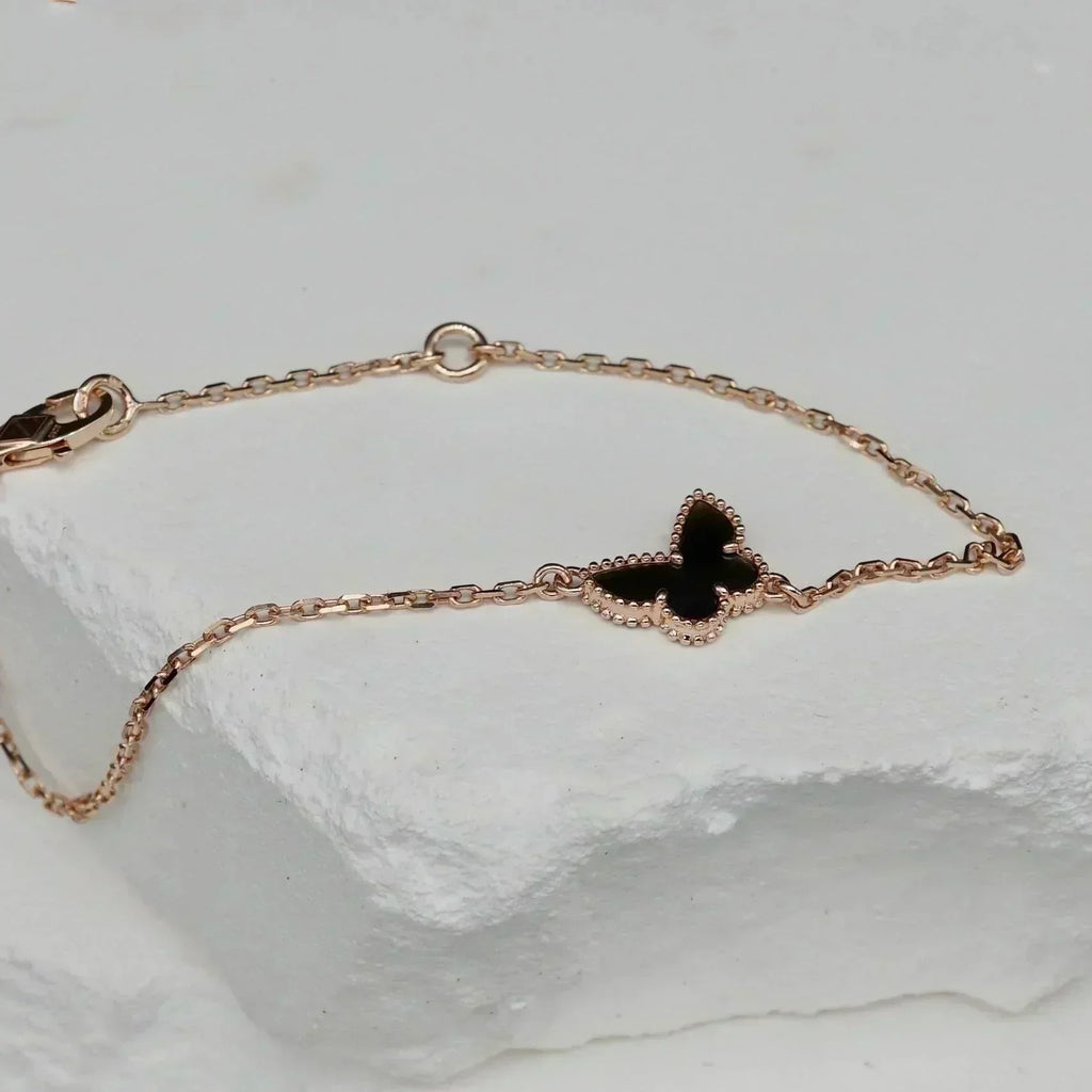 Aura BUTTERFLY ONYX  BUTTERFLY BRACELET