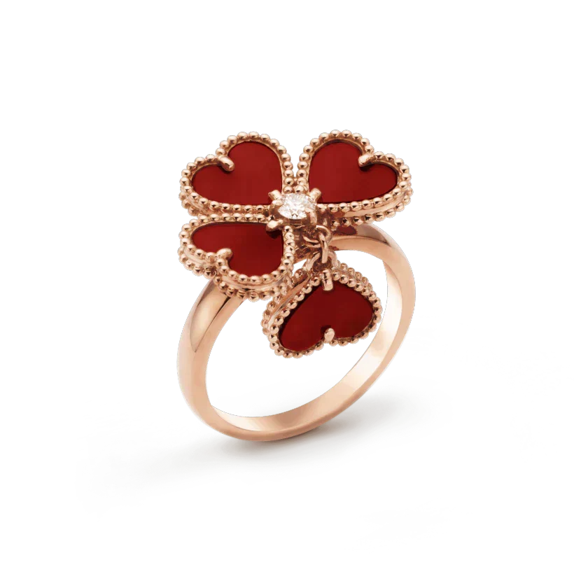 Aura ROTKLEE CARNELIAN RING