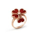 Aura ROTKLEE CARNELIAN RING
