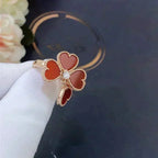 Aura ROTKLEE CARNELIAN RING