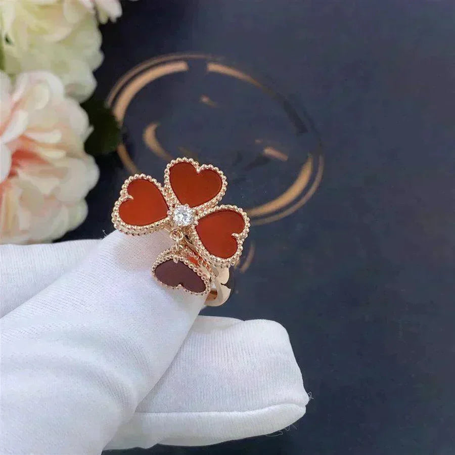 Aura ROTKLEE CARNELIAN RING