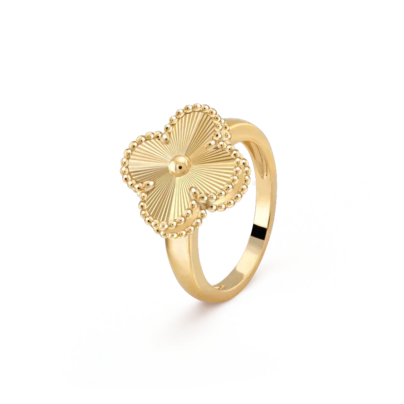 Aura CLOVER GOLD RING