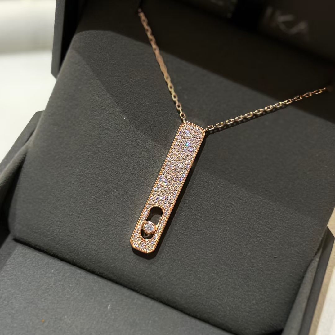 [Aura ] MY FIRST DIAMOND PAVED NECKLACE
