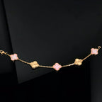 [Aura ]Neue CLOVER 5 MOTIVE ROSÉ-PERLMUTT-ARMBAND-KOLLEKTION