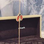 Aura LUCKY SPRING 1 MOTIF PINK GOLD BRACELET
