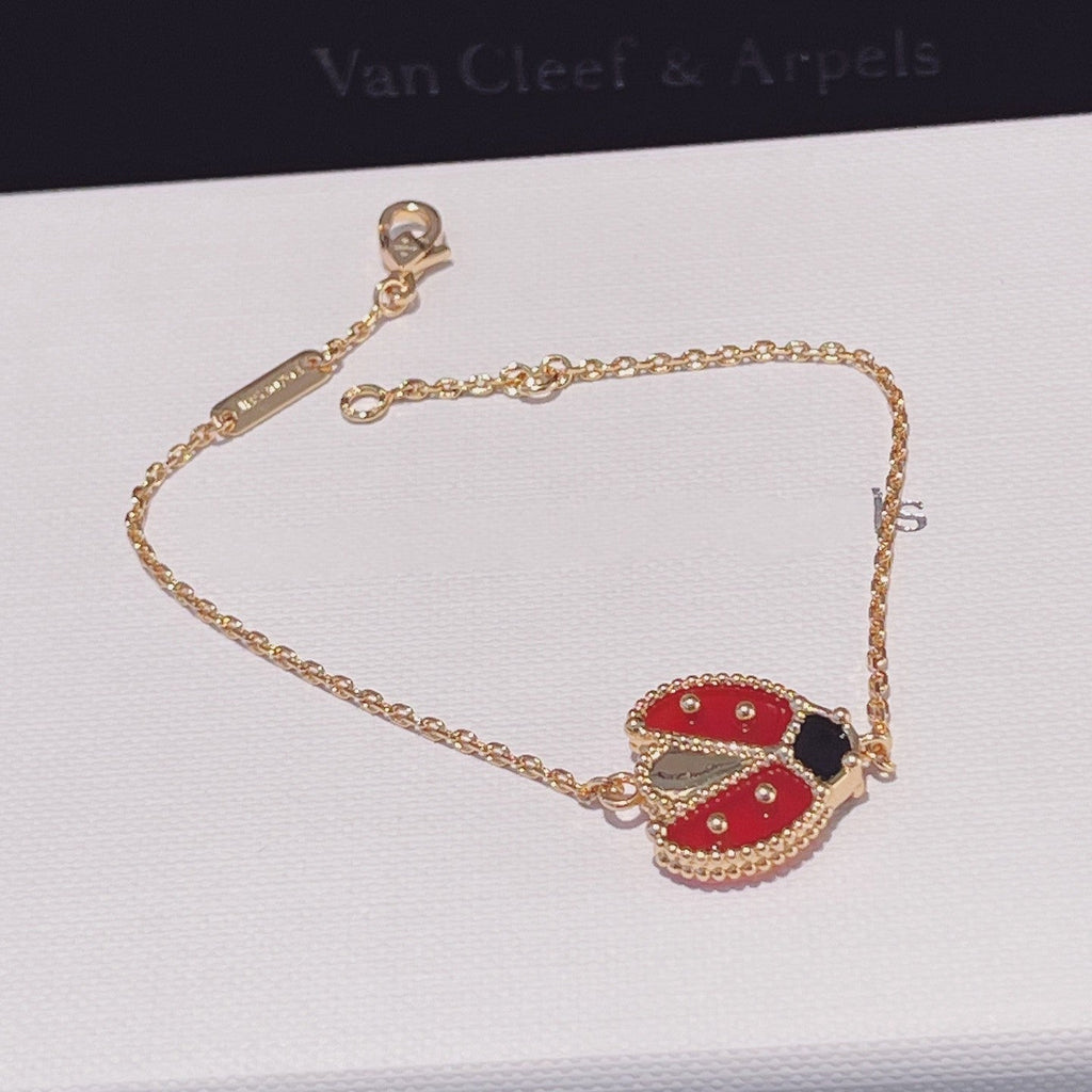 Aura LUCKY SPRING 1 MOTIF PINK GOLD BRACELET