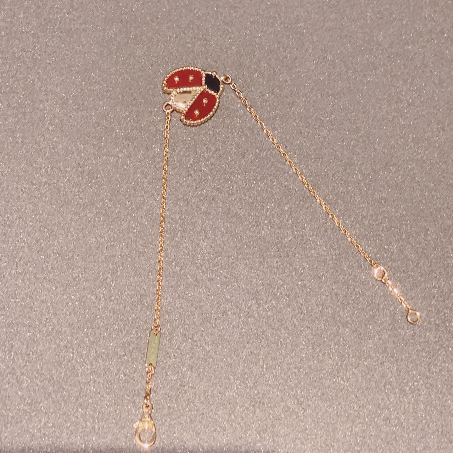 Aura LUCKY SPRING 1 MOTIF PINK GOLD BRACELET