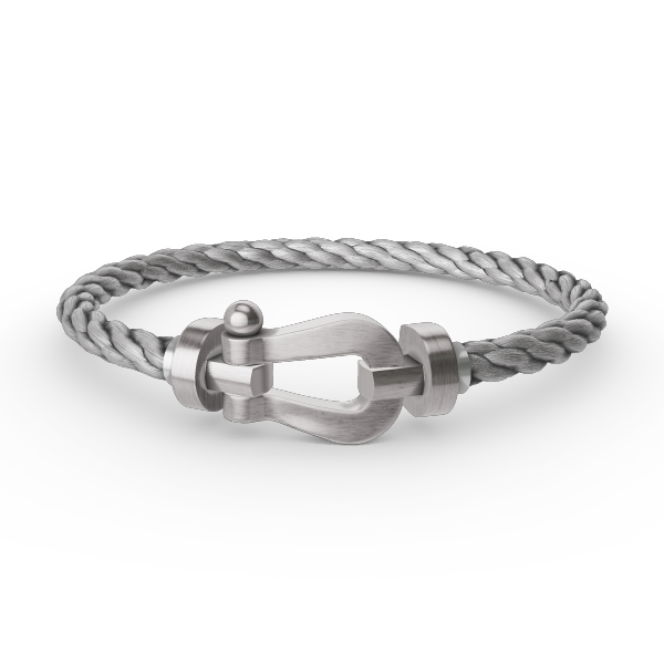 Aura FORCE GROSSES HUFEISEN OHNE DIAMANT ARMBAND SILBER