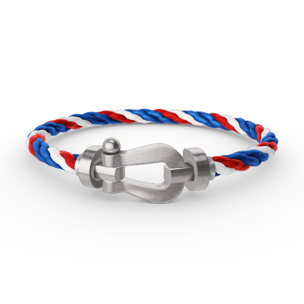 Aura FORCE LARGE HORSESHOE NO DIAMOND BRACELET SILVER
