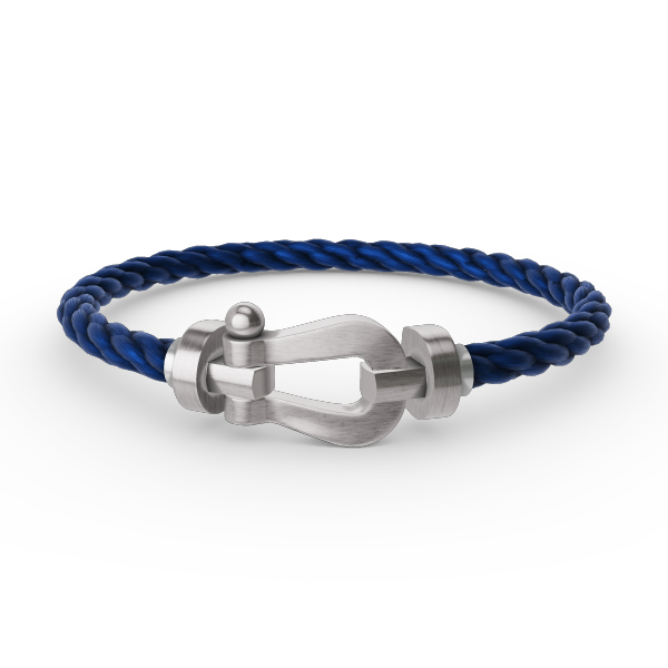 Aura FORCE LARGE HORSESHOE NO DIAMOND BRACELET SILVER