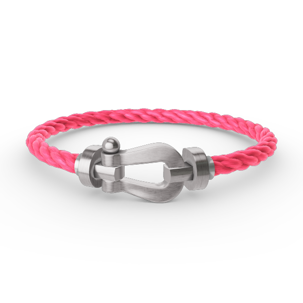 Aura FORCE LARGE HORSESHOE NO DIAMOND BRACELET SILVER