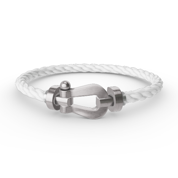 Aura FORCE LARGE HORSESHOE NO DIAMOND BRACELET SILVER