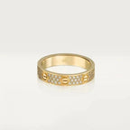 Aura LOVE RING 3.6MM DIAMOND PAVED