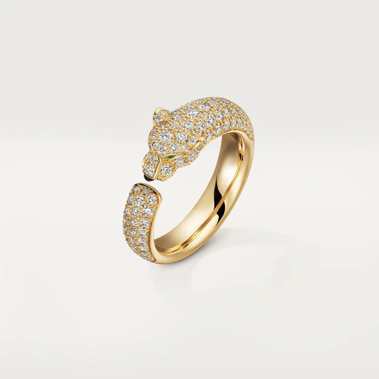 Aura PANTHERE PINK GOLD DIAMOND RING