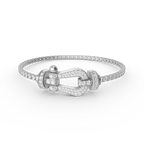 Aura FORCE  LARGE HORSESHOE FULL DIAMOND TENNIS BRACELET