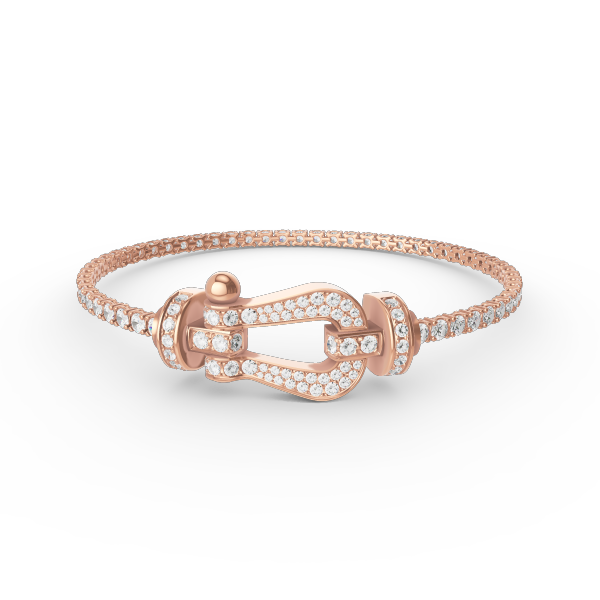 Aura FORCE  LARGE HORSESHOE FULL DIAMOND TENNIS BRACELET